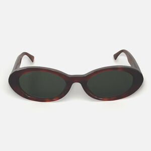 Lexxola Ida Sunglasses Oval Brown Frames (Sunglasses only)